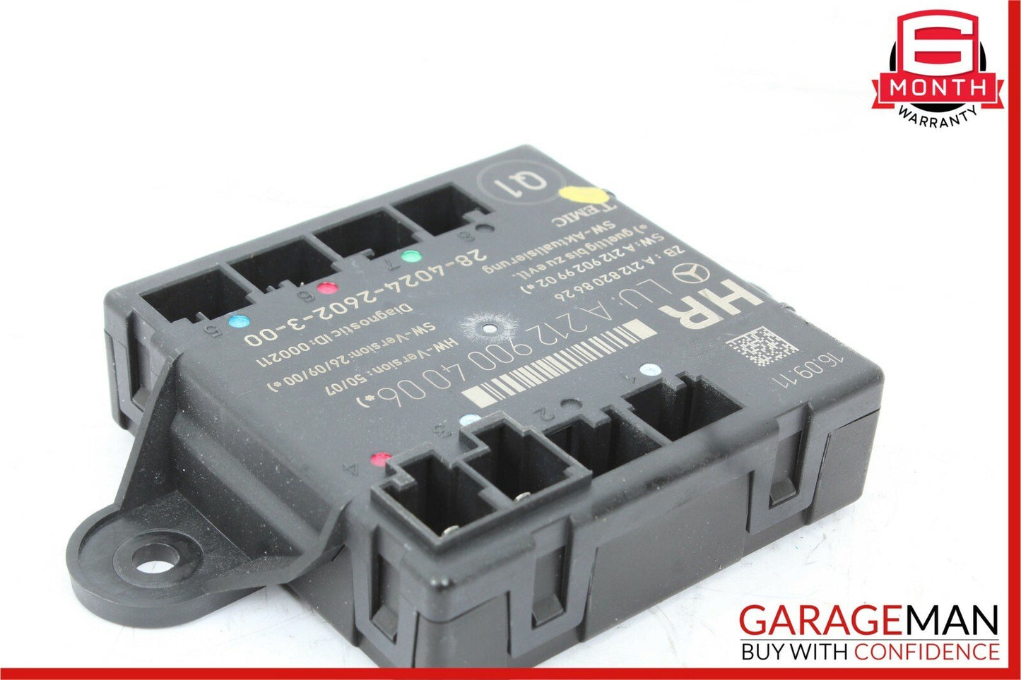 08-14 Mercedes W204 C250 C300 Rear Right Side Door Control Module Unit
