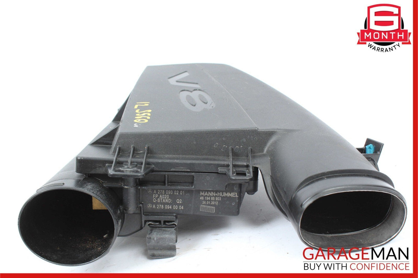 12-18 Mercedes W221 S550 CL550 E550 Right Passenger Side Air Intake Cleaner Box