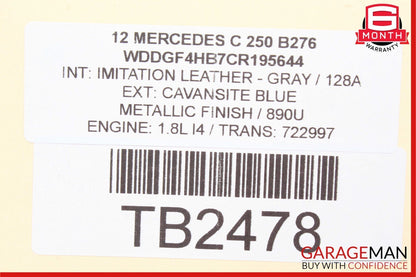 08-18 Mercedes C250 C300 C350 GLK350 Rear Right Side Door Control Module Unit
