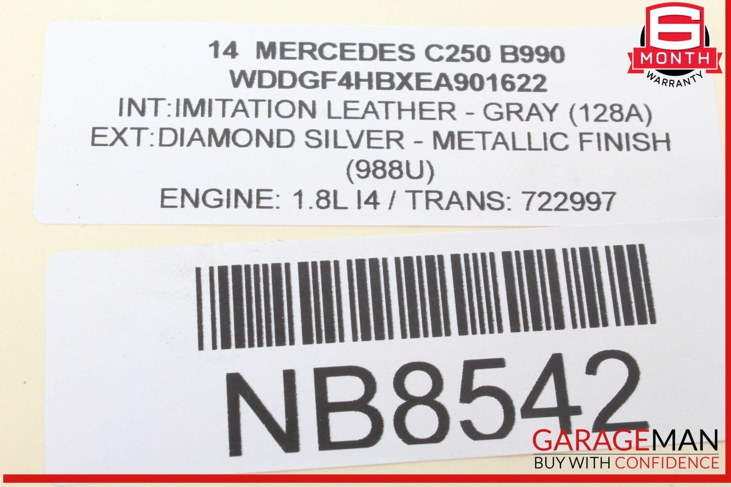 08-18 Mercedes W204 C250 Rear Left Side Door Control Module Unit OEM