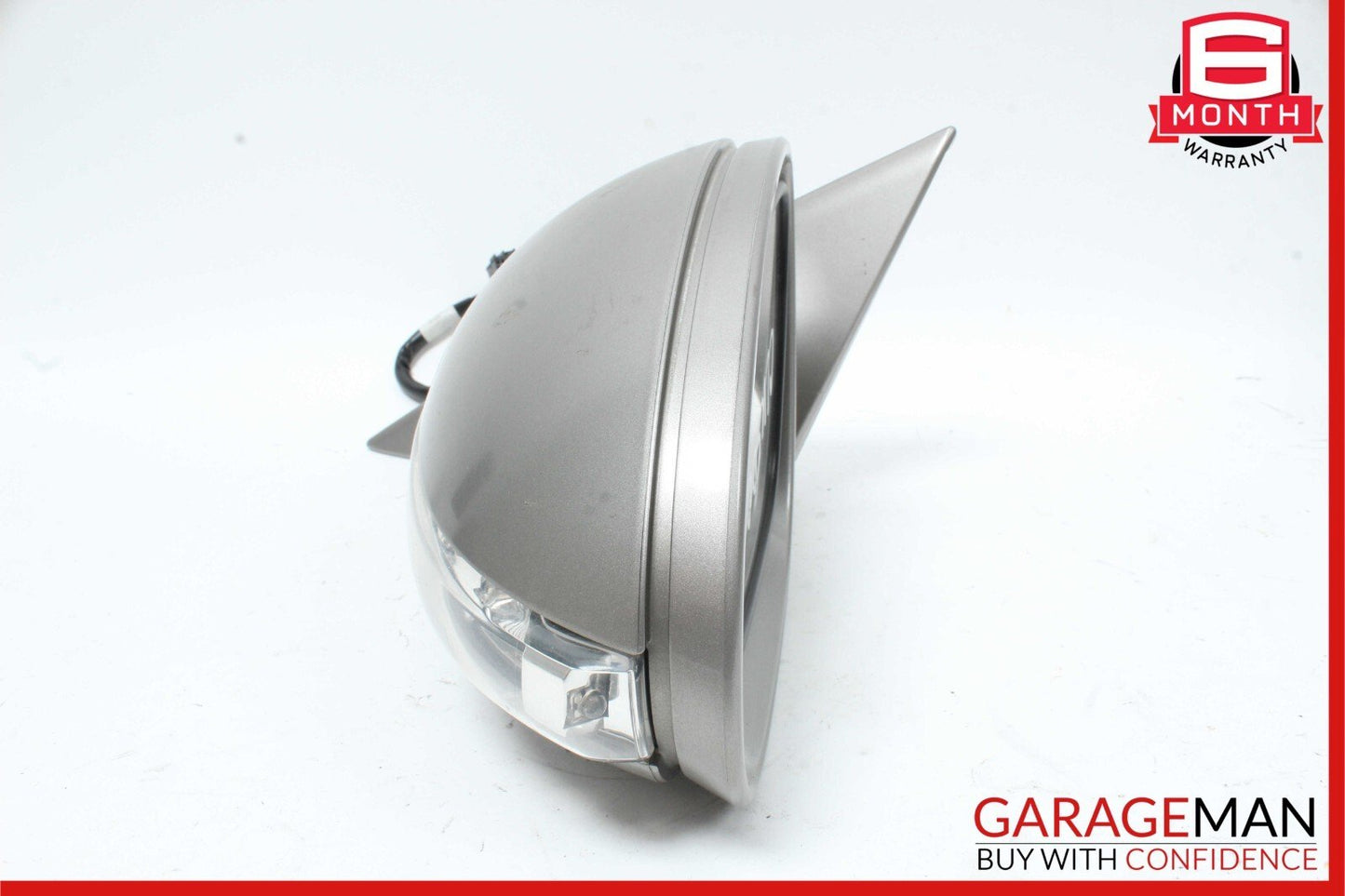 06-08 Mercedes W219 CLS500 Front Left Side Mirror Door Rear View Cubanite Silver