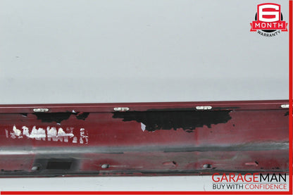 02-05 Mercedes W203 C230 Coupe Left Side Rocker Skirt Molding Panel Titanite Red