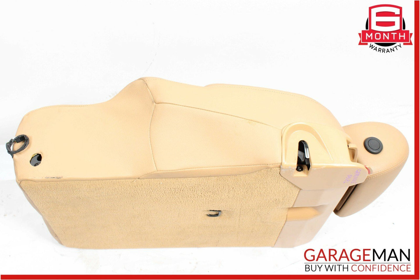03-10 Porsche Cayenne 955 957 Rear Left Side Top Upper Seat Cushion Cover Suede