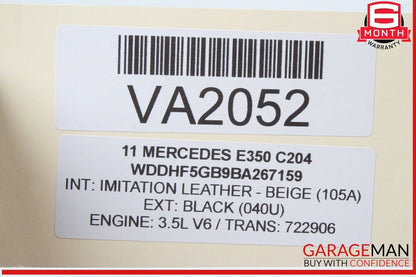 08-14 Mercedes W212 E350 C250 Keyless Go Entry Control Module Unit OEM