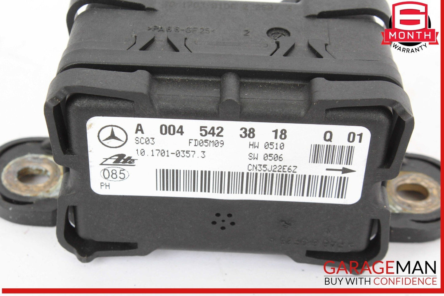 06-09 Mercedes W251 R500 4MATIC ML350 Yaw Turn Rate Sensor Module Unit OEM