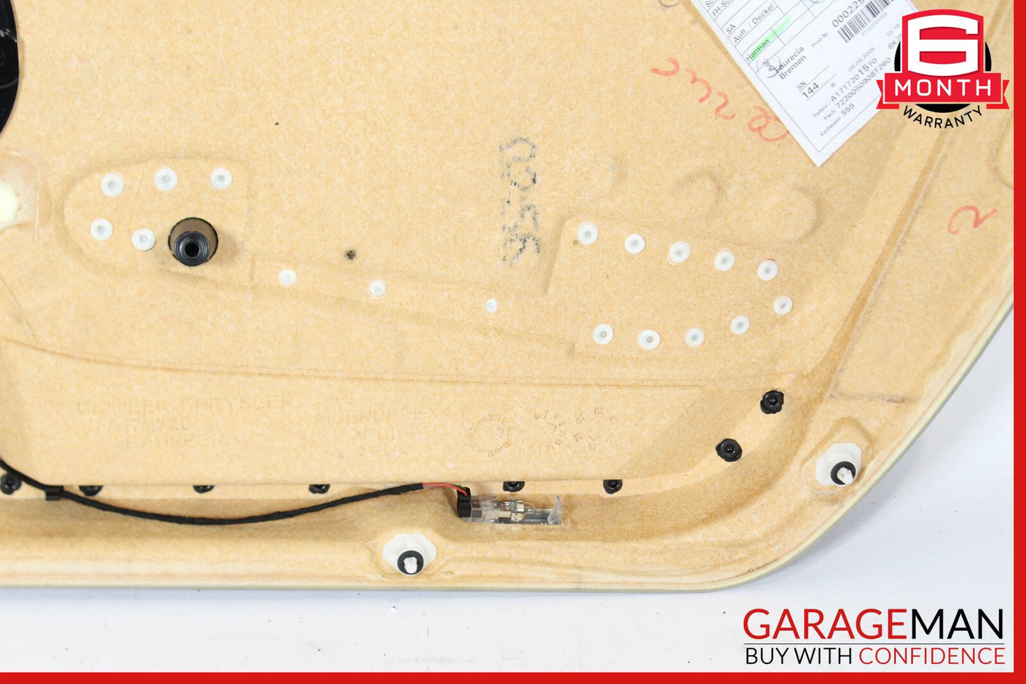 05-11 Mercedes R171 SLK300 Front Left Side Interior Door Panel Cover Assembly