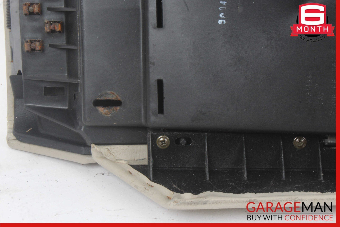 04-06 Cadillac XLR Center Console Arm Rest Armrest Storage Trim Cover Beige OEM