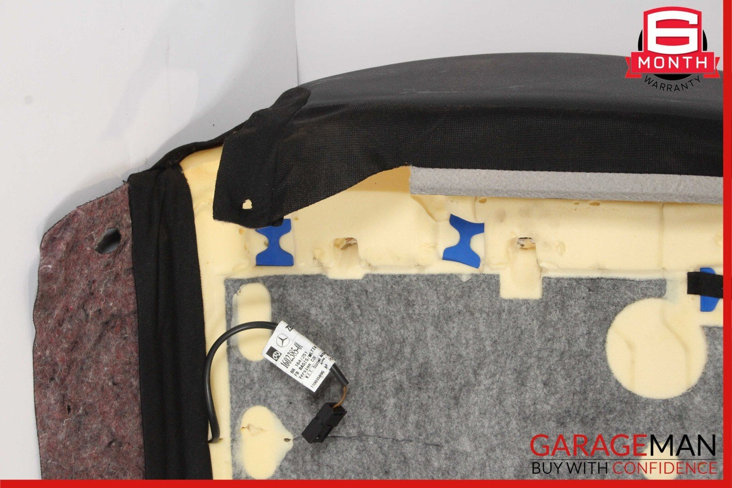 06-10 Mercedes W251 R350 R500 Front Right Top Upper Seat Cushion Cover Black