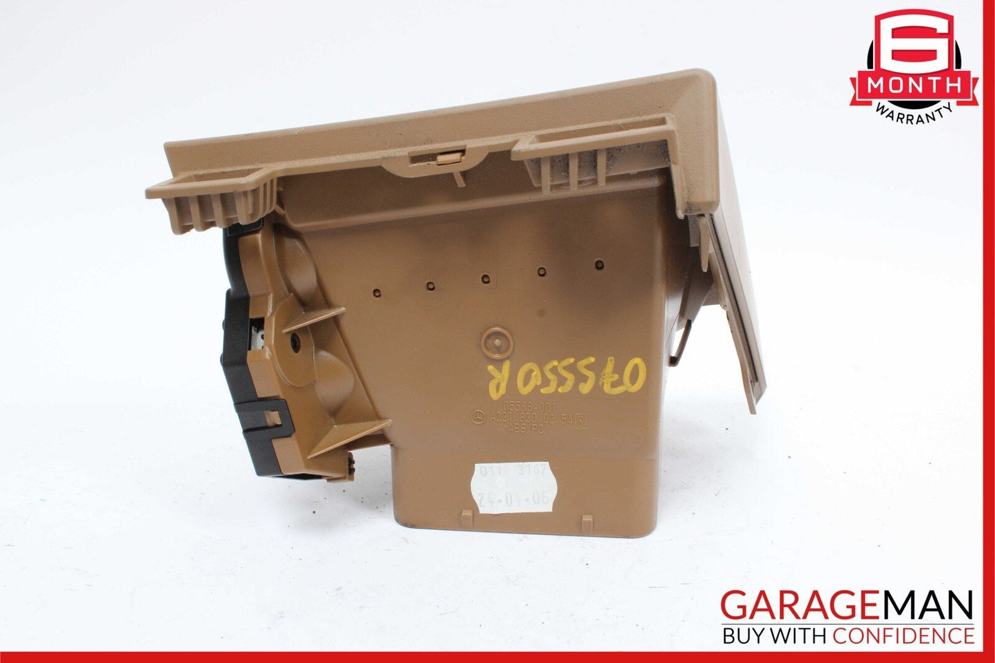 07-14 Mercedes W221 S550 CL600 Front Right Dash A/C Air Vent Trim Grille Brown