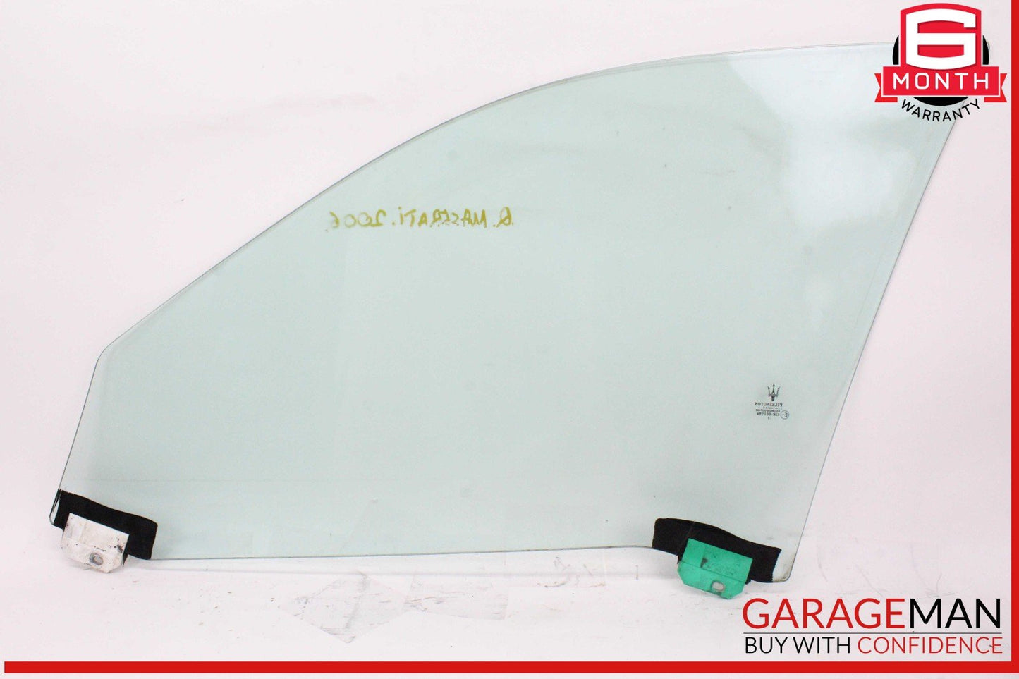 03-13 Maserati Quattroporte M139 Front Right Side Door Window Glass OEM