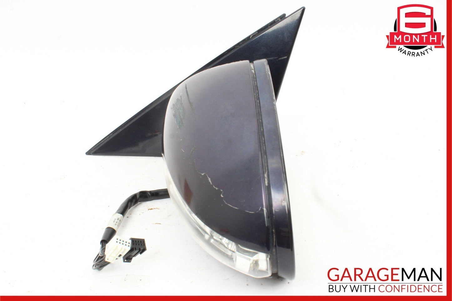 07-09 Mercedes W221 S550 Front Left Side Rear View Door Mirror Tanzanite Blue