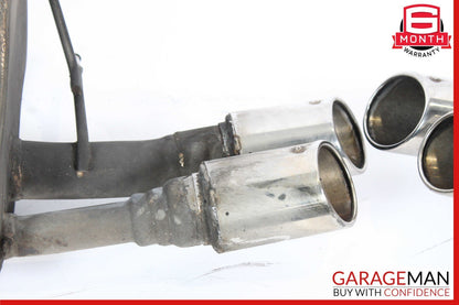 04-08 Maserati Quattroporte M139 Left & Right Side Exhaust Muffler Dual Tips Set