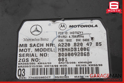 98-12 Mercedes R230 SL500 ML500 Voice Phone Communication Control Module OEM