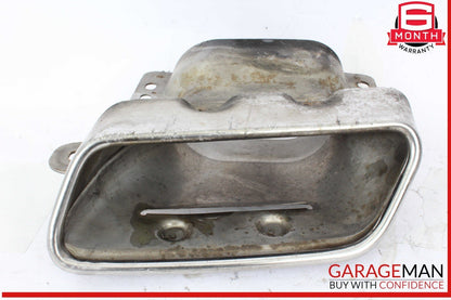 10-14 Mercedes W221 S400 Hybrid Rear Bumper Exhaust Muffler Tips Set of 2 OEM