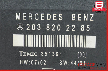 01-07 Mercedes W203 C240 C230 Rear Right Passenger Door Control Module OEM