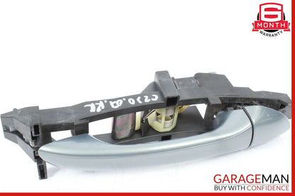 05-07 Mercedes W203 C230 C55 AMG Rear Right Side Exterior Door Handle Gray