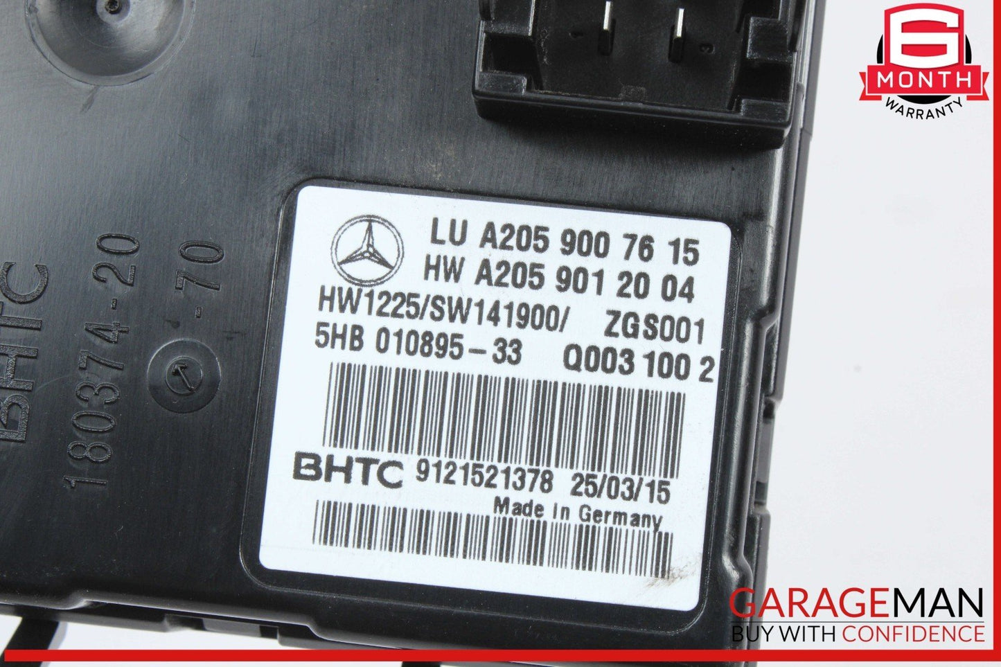 15-20 Mercedes W205 C300 A/C AC Heater Climate Control Module Unit OEM
