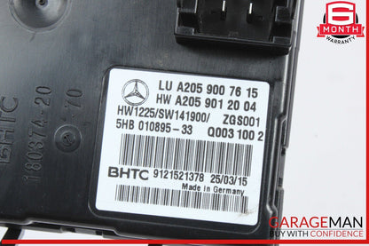 15-20 Mercedes W205 C300 A/C AC Heater Climate Control Module Unit OEM