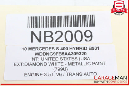 07-14 Mercedes W221 S400 Hybrid A/C AC Heater Climate Control Switch OEM