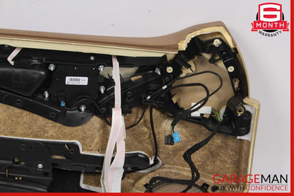 07-09 Mercedes W211 E350 Front Right Interior Door Panel Trim Assembly Brown