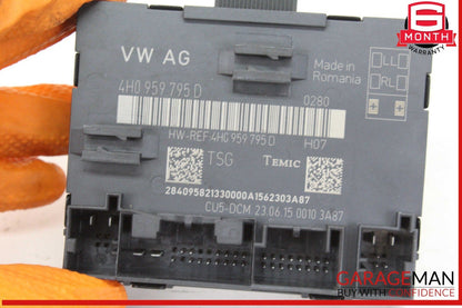 11-18 Audi A8 S8 Rear Left or Right Side Door Control Module Unit 4H0959795D OEM