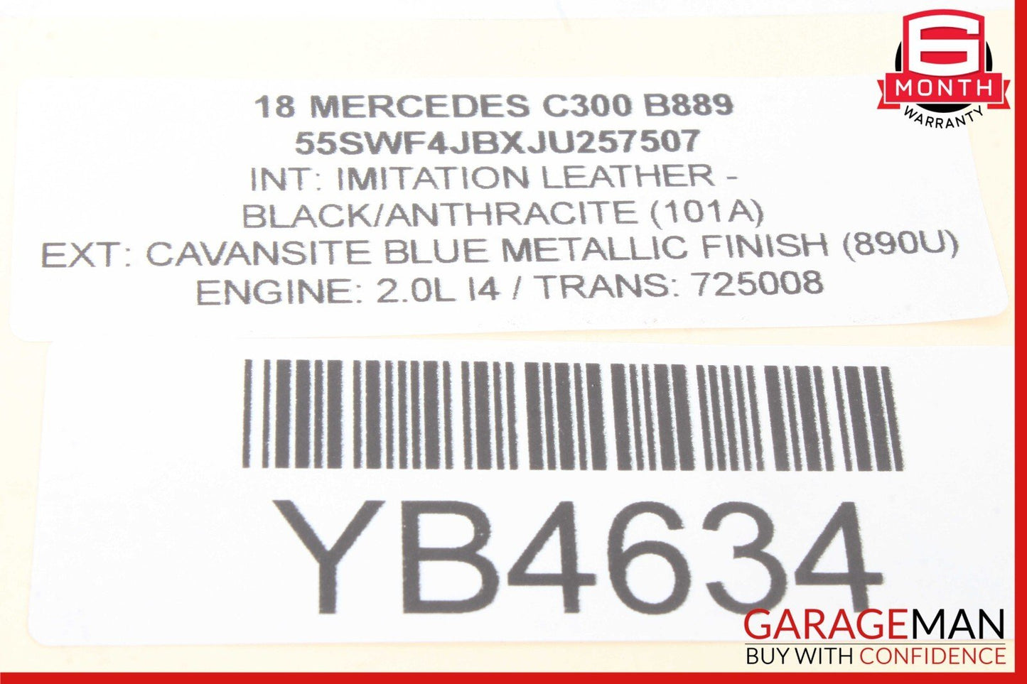 15-18 Mercedes W205 C300 C400 C350e Rear Trunk SAM Control Module Unit OEM