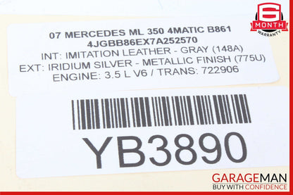 06-13 Mercedes W164 ML350 GL450 Rear Left or Right Upper Control Arm OEM