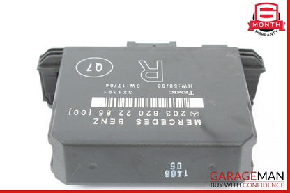 01-07 Mercedes W203 C230 C240 C320 Rear Right Door Control Module 2038202285 OEM