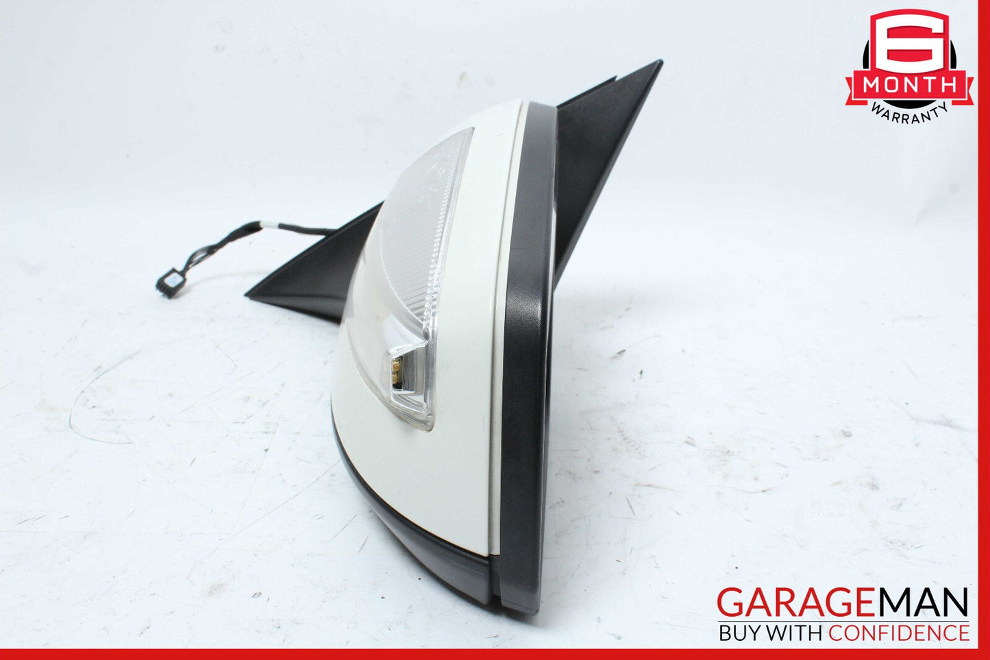 08-09 Mercedes W204 C300 Front Left Side Mirror Door Rear View White OEM
