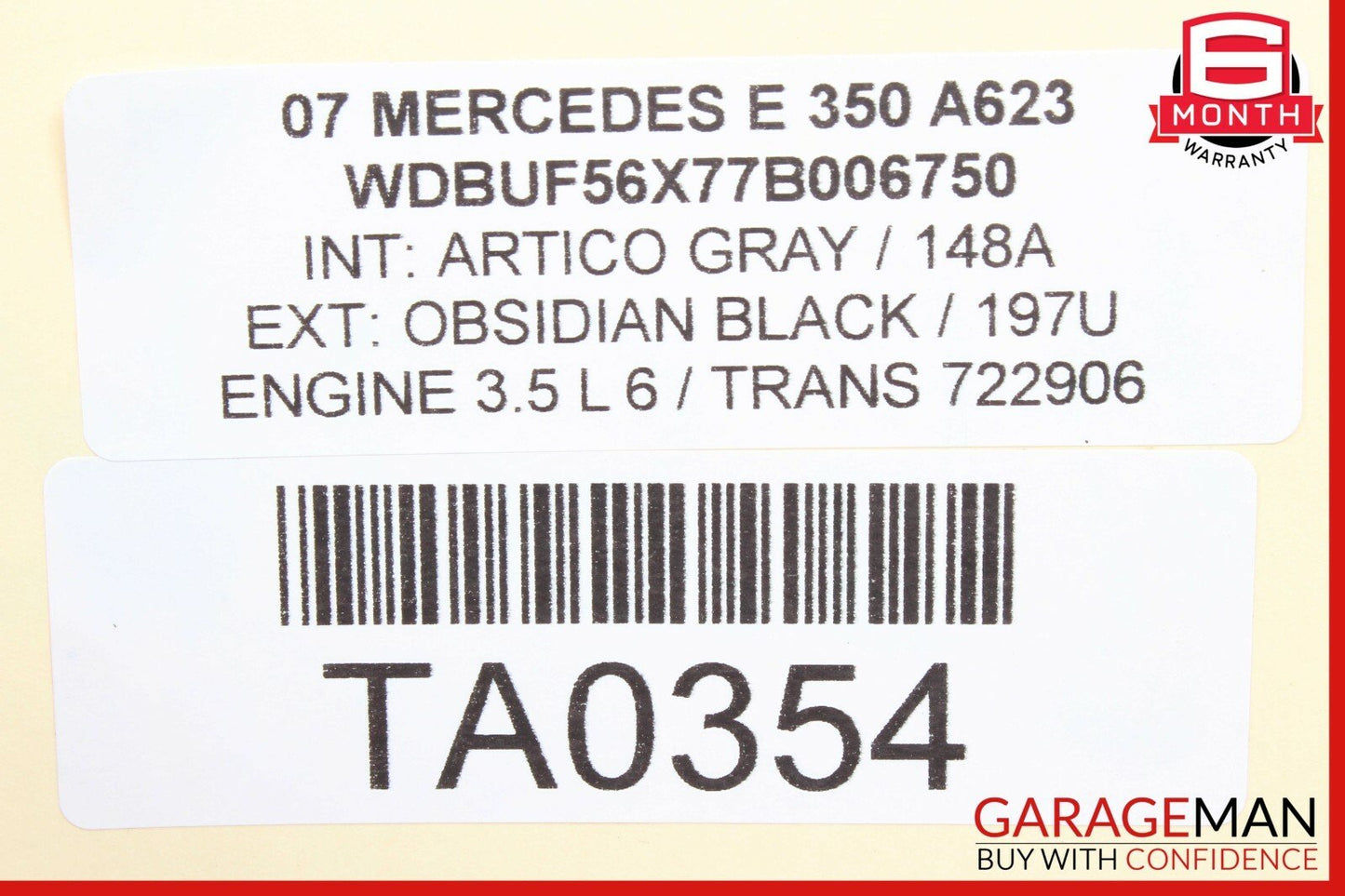 03-11 Mercedes CLS500 GL450 E320 E350 Front Right Side Seat Control Module Unit