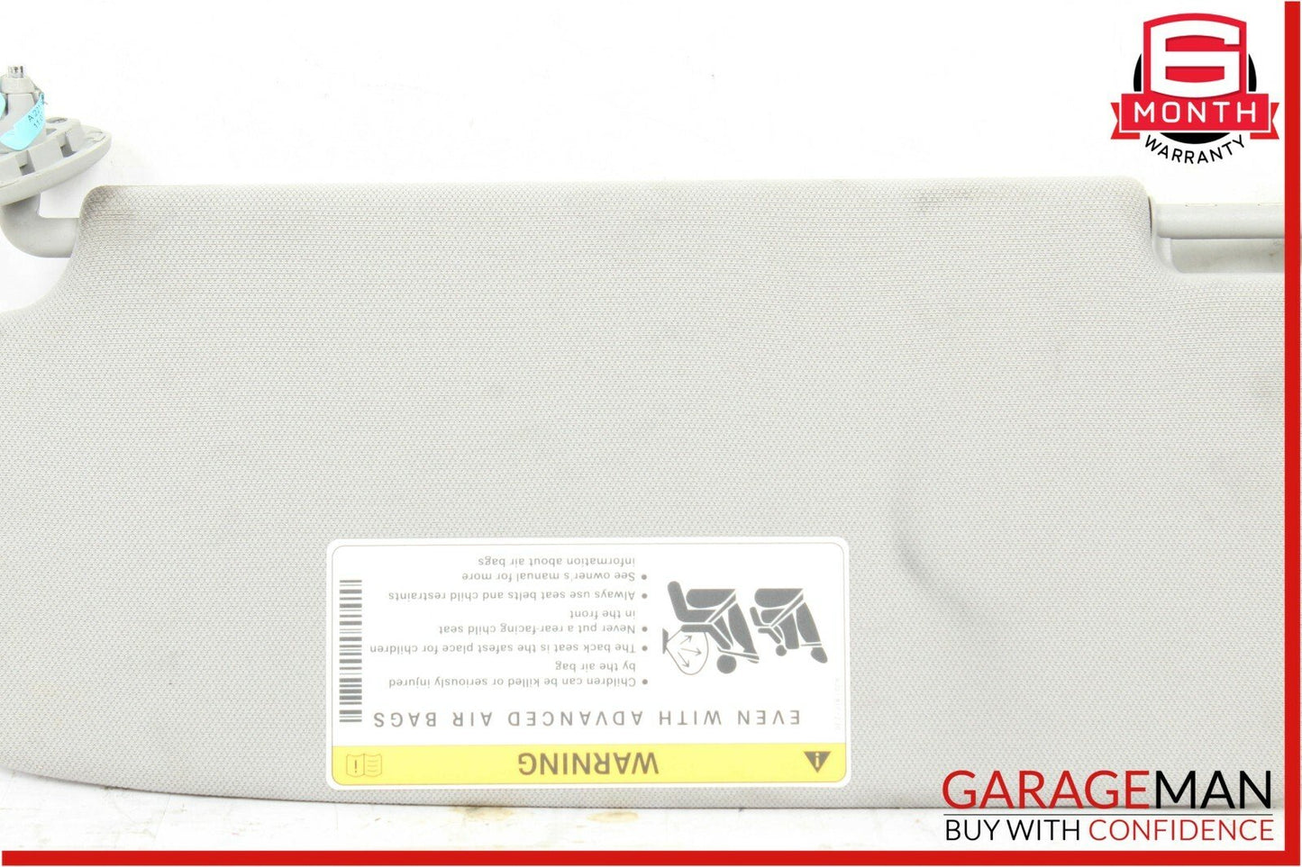 07-13 Mercedes W221 S550 Sun Visor Sunvisor Shade Cover Right Side Gray OEM