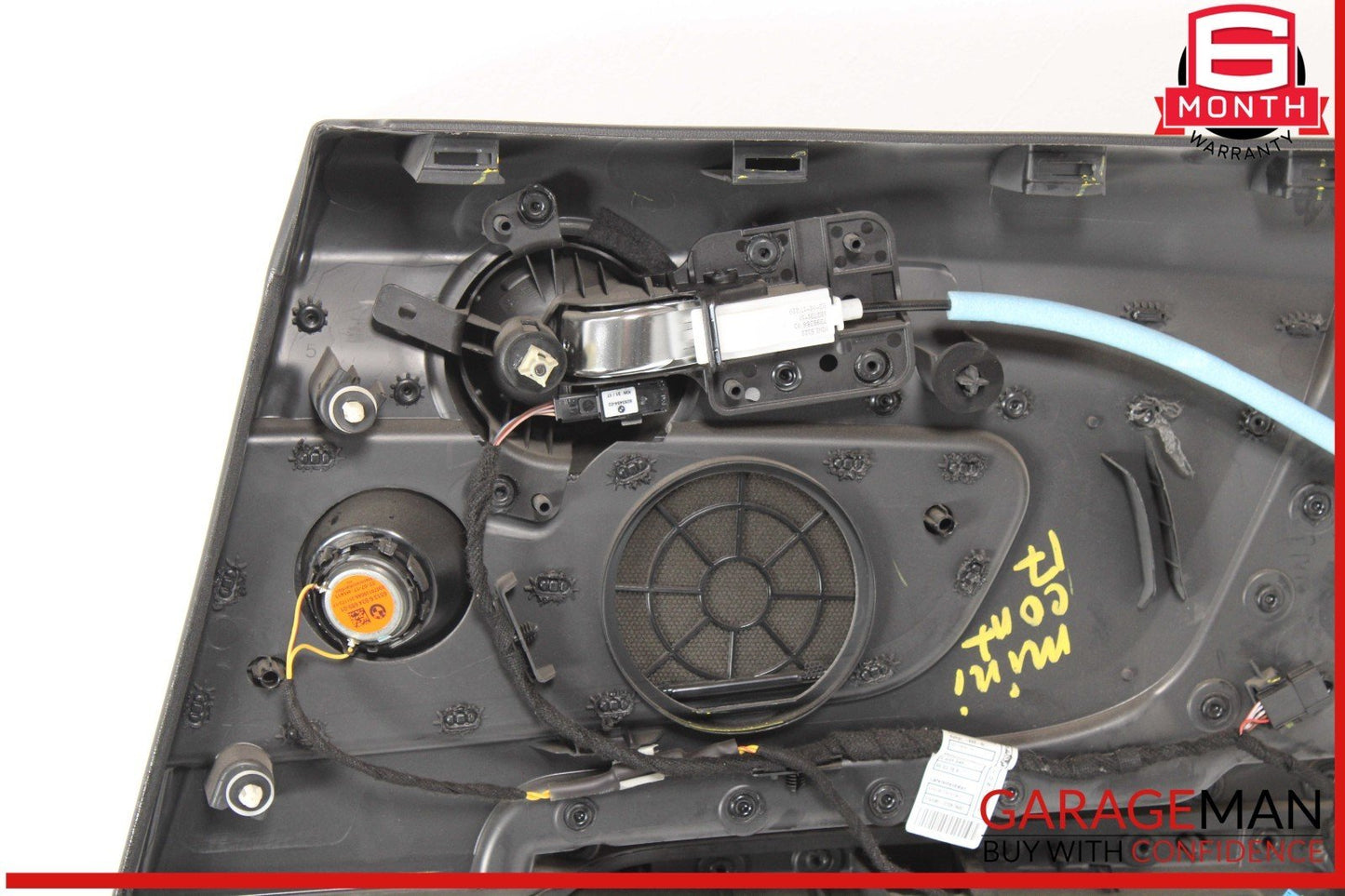 17-24 Mini Cooper Countryman Rear Left Driver Side Door Panel Trim Black OEM