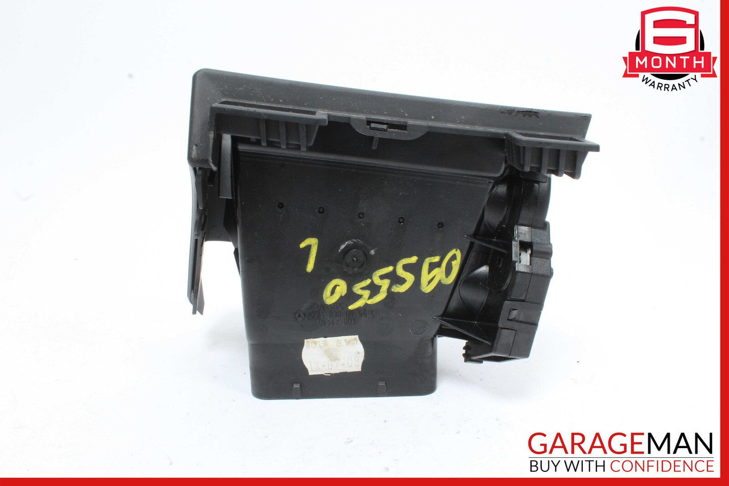 07-14 Mercedes W221 S550 Left Side Dashboard AC A/C Air Vent Black OEM