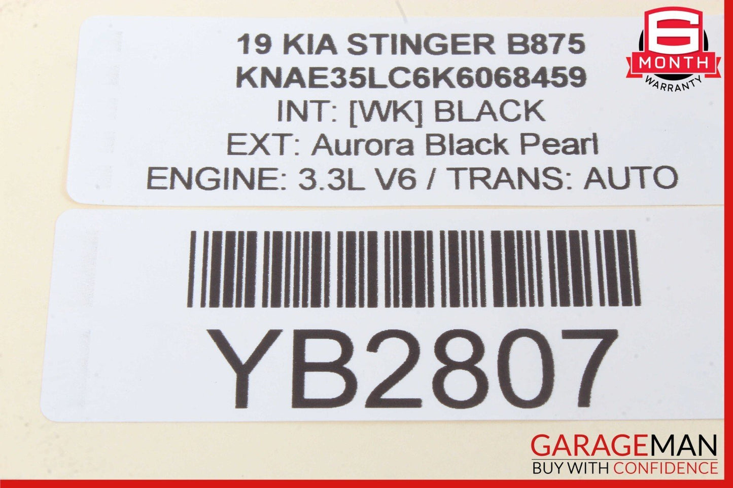 18-21 Kia Stinger Rear Trunk Fuse Relay Junction Box Block 91950-J5222 OEM