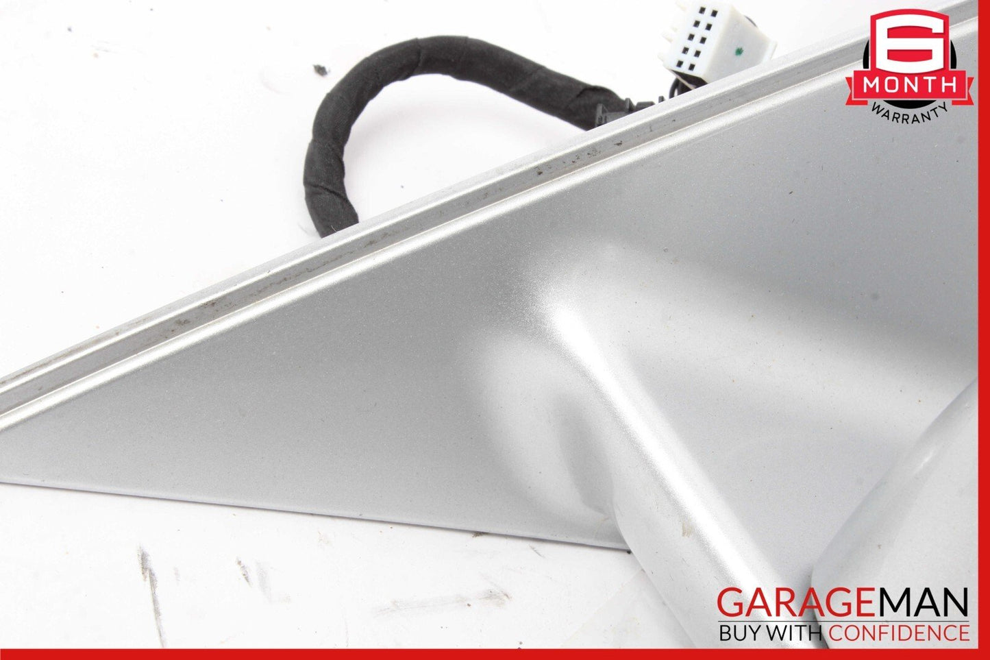 10-13 Mercedes W221 S550 Front Left Side Mirror Door Rear View Iridium Silver