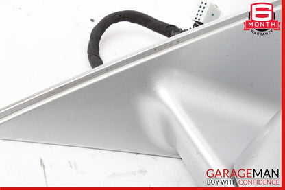 10-13 Mercedes W221 S550 Front Left Side Mirror Door Rear View Iridium Silver