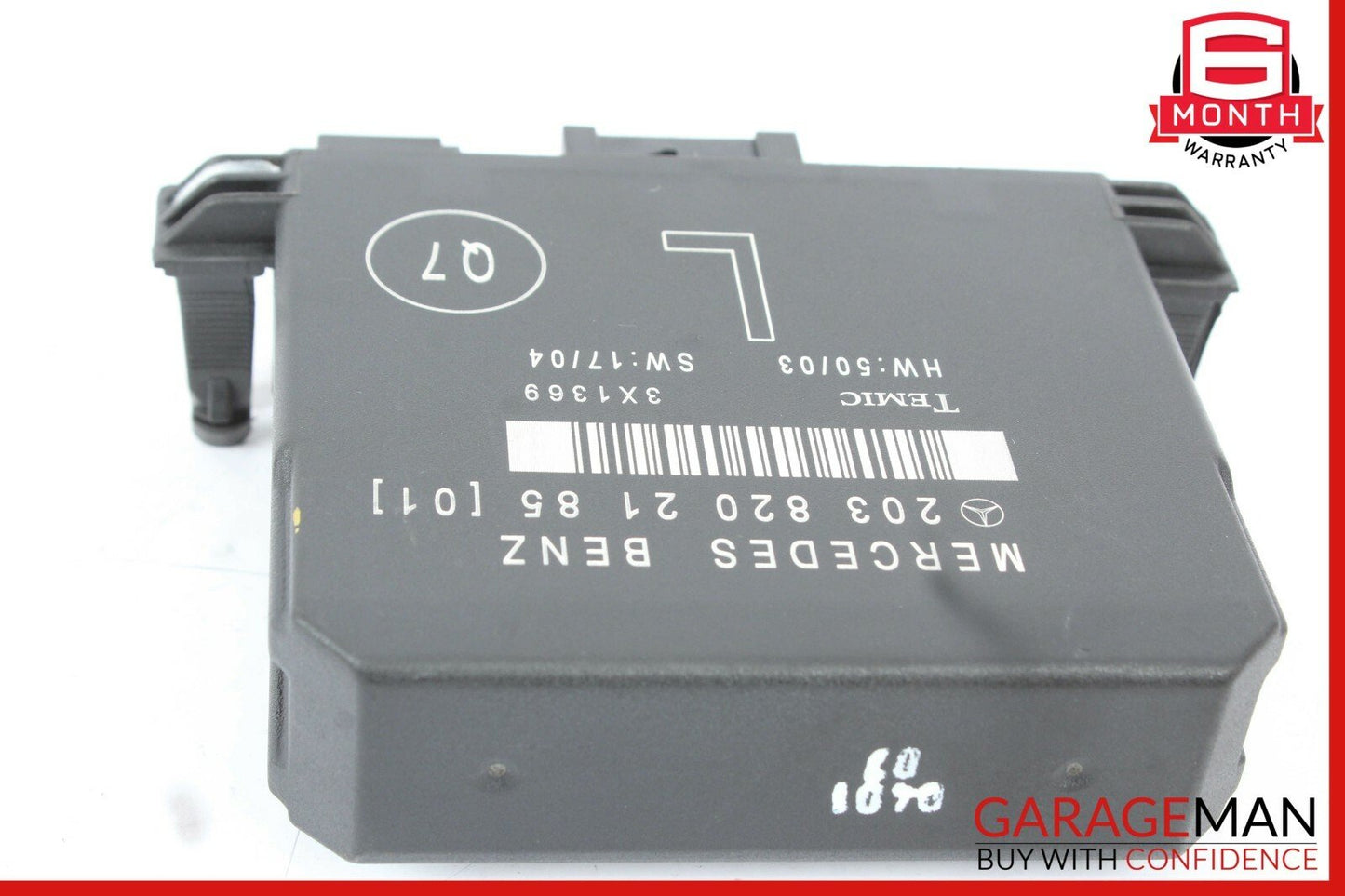 01-07 Mercedes W203 C230 C320 C55 AMG Rear Left Side Door Controller Module