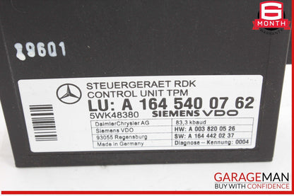 06-13 Mercedes W251 R500 CLS550 R350 E350 TPMS Tire Pressure Control Module OEM