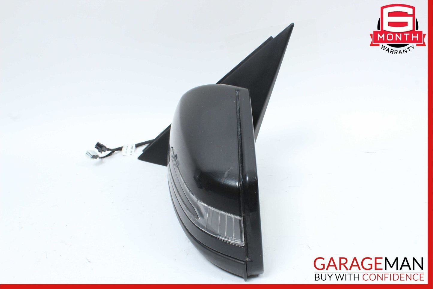 10-12 Mercedes X204 GLK350 Left Driver Side Rear View Door Mirror Black OEM
