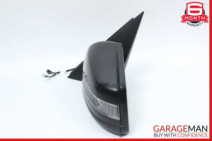 10-12 Mercedes X204 GLK350 Left Driver Side Rear View Door Mirror Black OEM