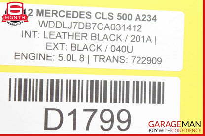 12-16 Mercedes W218 CLS500 Air Suspension Control Valve Module 2128200358 OEM