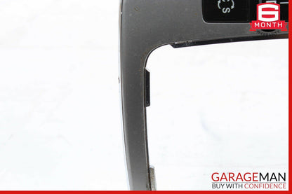 08-14 Mercedes C300 GLK350 E350 Center Console Shift Shifter Bezel Trim Silver