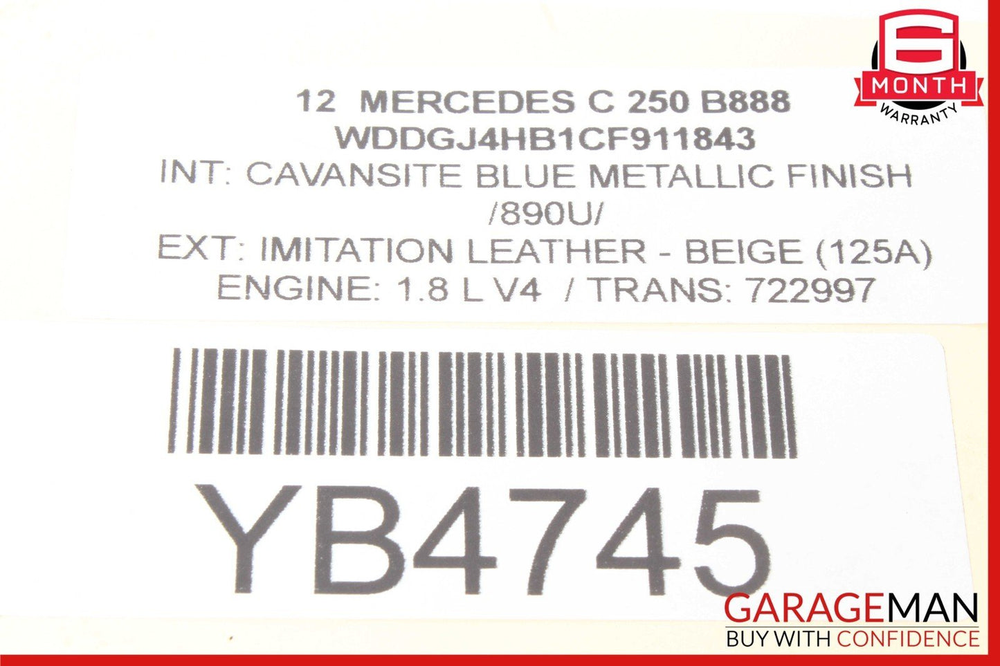 12-15 Mercedes W204 C250 SLK250 GLK350 ABS Anti Lock Pump Brake Module OEM