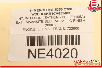 05-14 Mercedes W212 E350 C300 Engine PCV Crankcase Vent Valve Oil Separator OEM