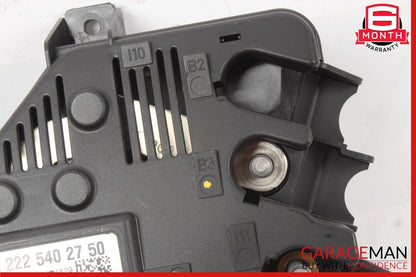 14-17 Mercedes W222 S550 S600 Rear Trunk Fuse Relay Junction Box 2225402750 OEM