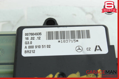 08-18 Mercedes W212 E350 Front Upper Seat Cushion Bladder Bolster Assembly OEM