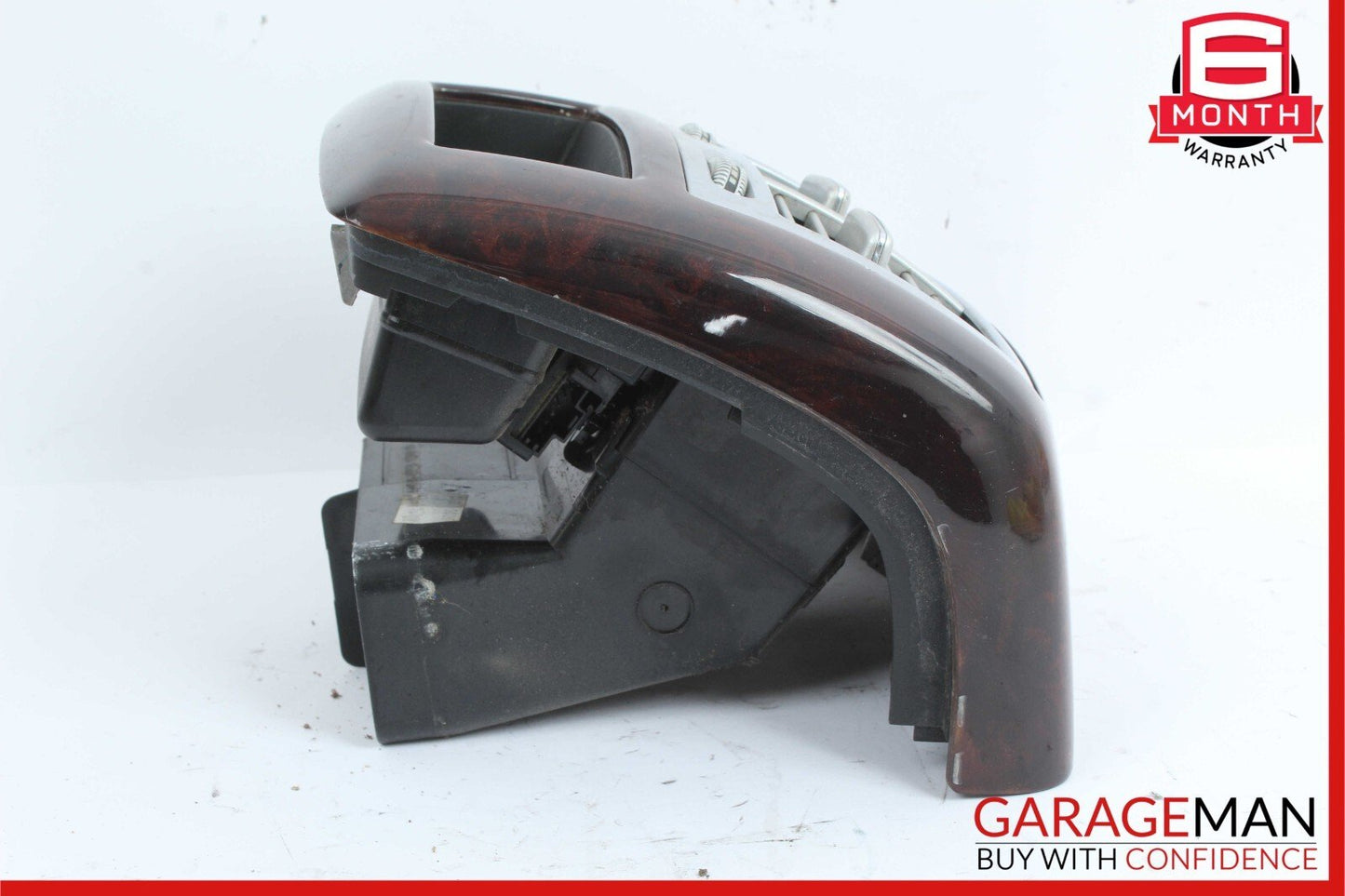 07-13 Mercedes W221 S550 Rear Center Console AC A/C Air Vent Trim Bezel Wood OEM