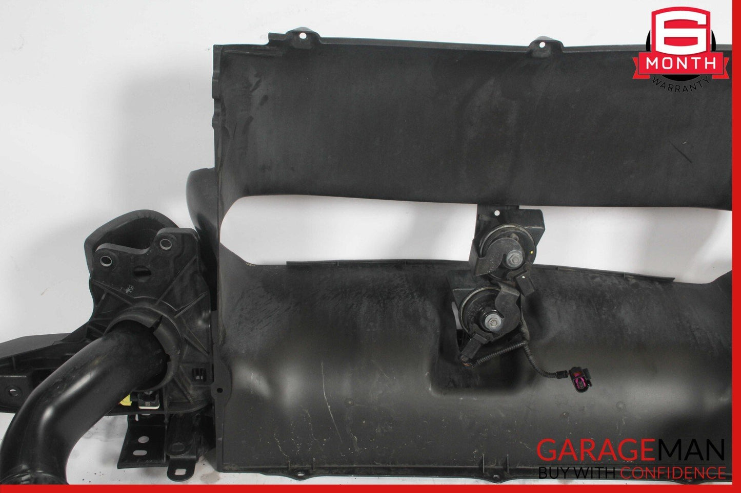 11-14 Porsche Cayenne 958 Hybrid S Radiator Coolant Hose Air Duct Pipe Assy OEM