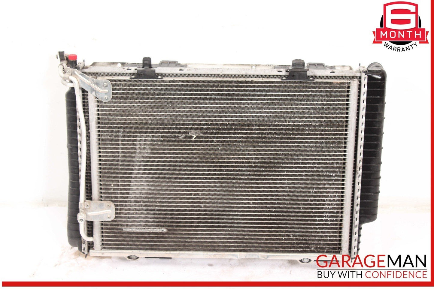 97-04 Mercedes R170 SLK230 C280 Engine Cooling Radiator AC Air A/C Condenser OEM
