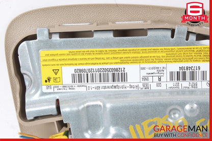 10-18 Mercedes W212 E350 Front Right Side Seat Side Airbag Air Bag Beige OEM